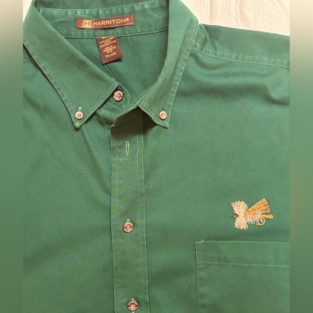Fly Fishing BUTTON-DOWN SHIRT WITH EMBROIDERED FLY